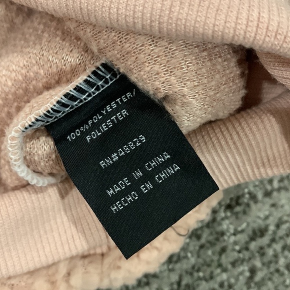 Love Cozy Sweater Dress Size Med Mini Women Pinkish Tan - Picture 6 of 9